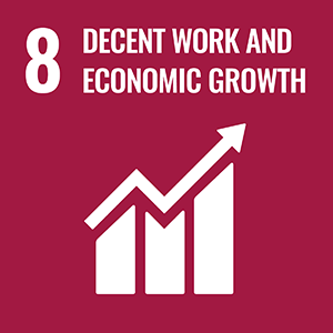 SDGs LOGO 8.DECENT WORK AND ECONOMIC GROWTH