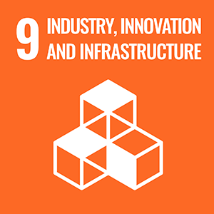 SDGs LOGO 9.INDUSTRY, INNOVATION AND INFRASTRUCTURE